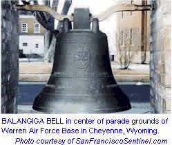 Balangiga Bell in Warren Air Force Base, Cheyenne, Wyoming