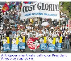 Anti-government rally in Manila