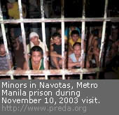 Children in Philippine Jails