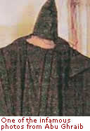 Infamous photo from Abu Gharib