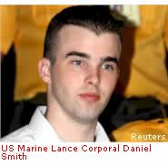 US Marine Lance Corporal Daniel Smith