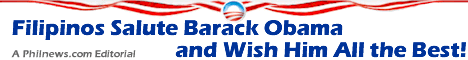 Filipinos Salute Barack Obama and Wish Him All the Best