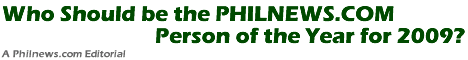 Who Should be the PHILNEWS.COM Person of the Year for 2009?