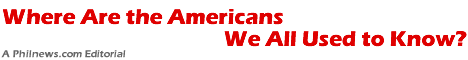 Where Are the Americans We All Used to Know?