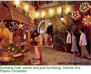 Simbang Gabi, parols and puto bumbong. Scenes of a Filipino Christmas