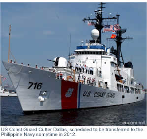 US Coast Guard Cutter Dallas, scheduled to be transferred to the Philippine Navy sometime in 2012