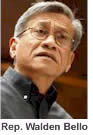 Rep. Walden Bello