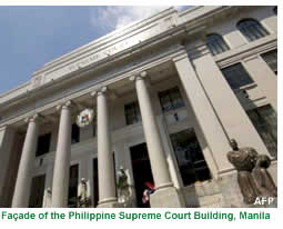 Faade of the Philippine Supreme Court Building, Manila
