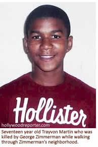 Seventeen year old Trayvon Martin who was killed by George Zimmerman while waling through Zimmerman's neighborhood