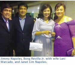 Jimmy Napoles, Bong Revilla Jr., Lani Marcado, Janet Lim Napoles