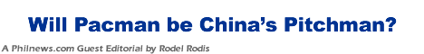 Will Pacman be China�s Pitchman?