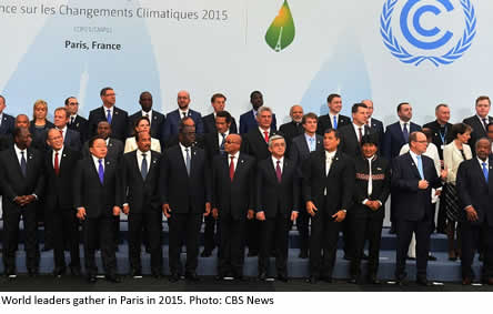World leaders gather in Paris in 2015
