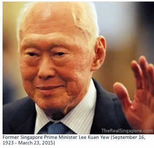 Former Singapore Prime Minister Lee Kuan Yew (September 16, 1923 - March 23, 2015)