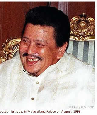 Joseph Estrada, in Malacaang Palace on August, 1998