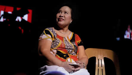 The Late Senator Miriam Defensor-Santiago.