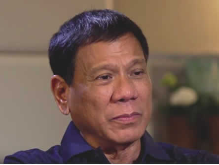 Philippine President Rodrigo Roa Duterte