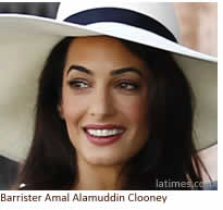 Barrister Amal Alamuddin Clooney