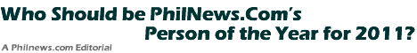 Who Should be PhilNews.Coms Person of the Year for 2011