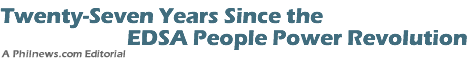 Twenty-Seven Years Since the EDSA People Power Revolution
