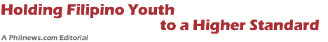 Holding Filipino Youth to a Higher Standard