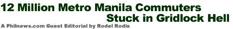 12 Million Metro Manila Commuters Stuck in Gridlock Hell