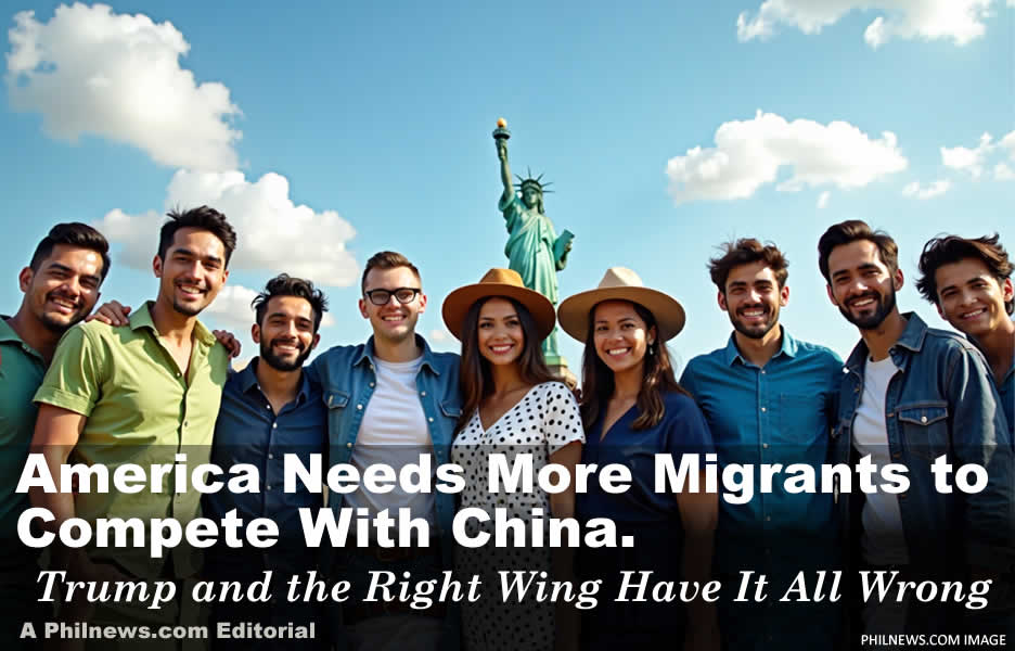 America Needs More Migrants to Compete With China. Trump and the Right Wing Have It All Wrong
