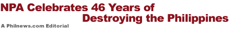 NPA Celebrates 46 Years of Destroying the Philippines