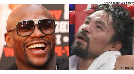 Floyd Mayweather and Manny Pacquiao